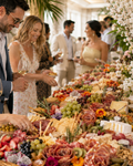 Custom grazing table with artisan cheeses, cured meats, and seasonal fruit by BiteHaus